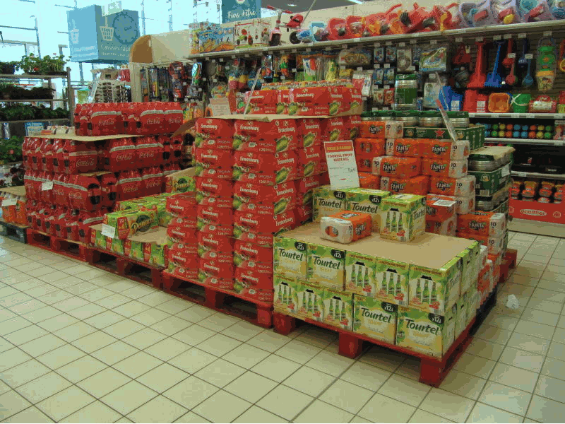 Supermarkt innen
